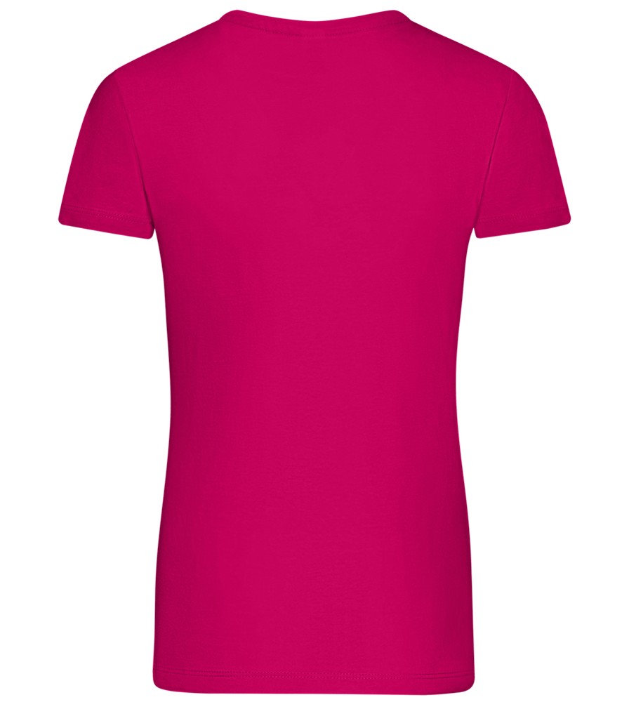 Puedes Rocarlo Design - Comfort women's t-shirt_FUCHSIA_back