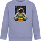 Spaceman Burger Design - Comfort Kids Sweater_BLUE_front