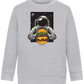 Spaceman Burger Design - Comfort Kids Sweater_ORION GREY II_front