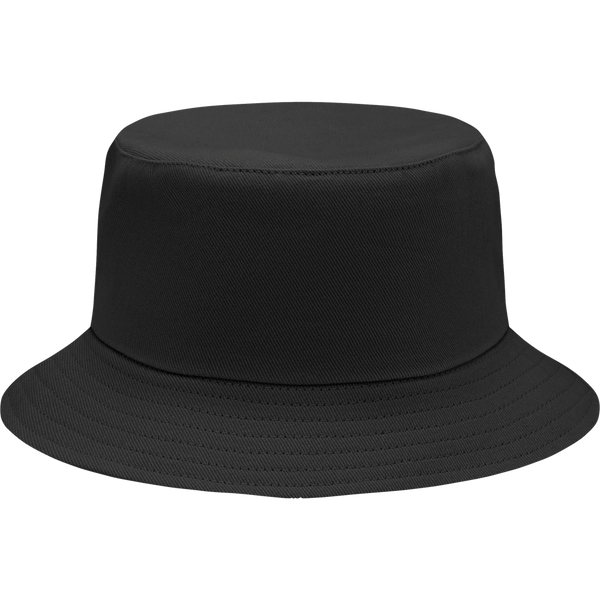 Brushed Cotton Bucket Sun Hat_BLACK_front