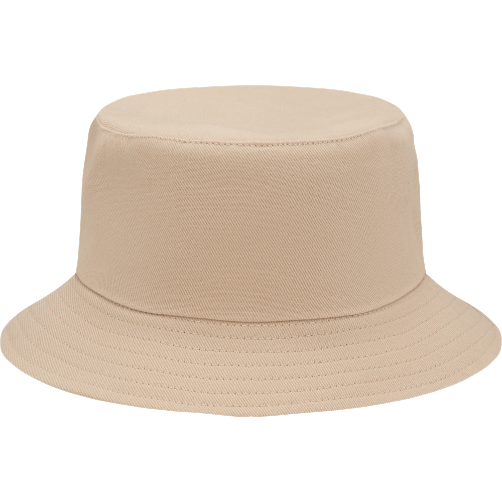 Brushed Cotton Bucket Sun Hat_KHAKI_front