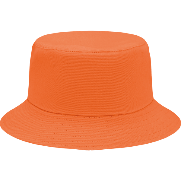 Brushed Cotton Bucket Sun Hat_ORANGE_front