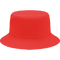 Brushed Cotton Bucket Sun Hat_RED_front