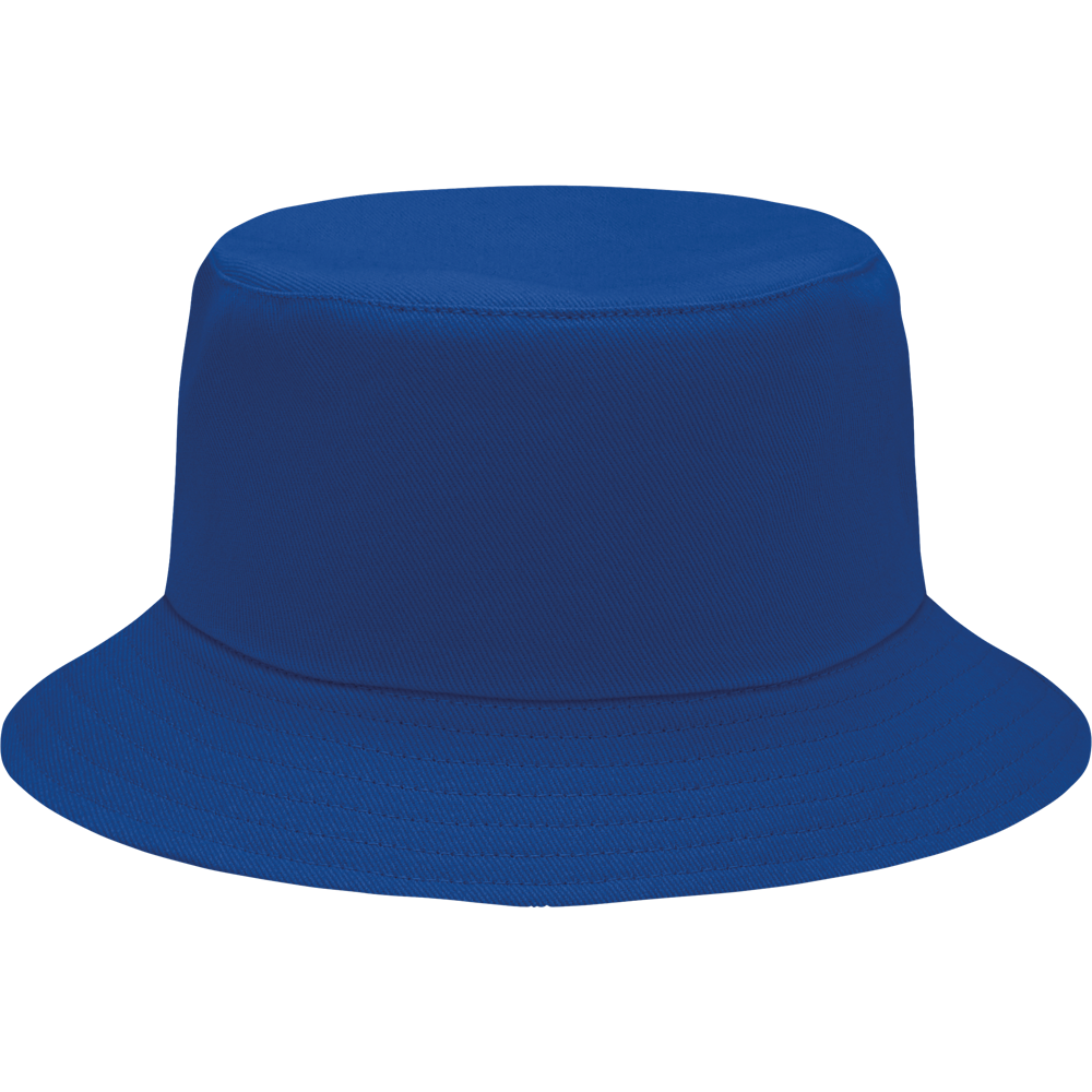 Brushed Cotton Bucket Sun Hat_ROYAL BLUE_front
