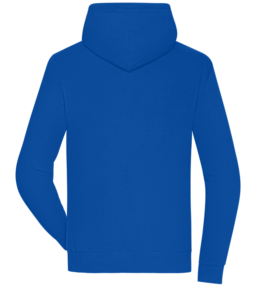 Glitched Amsterdam Design - Premium unisex hoodie_ROYAL_back