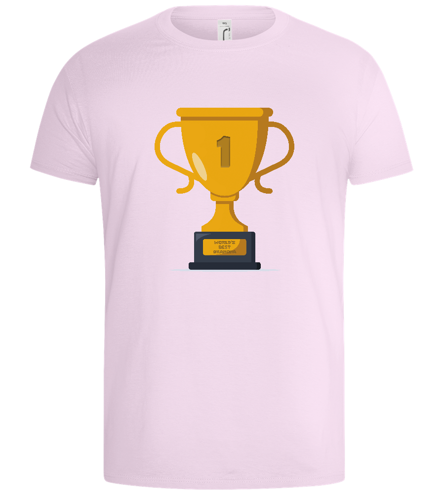 #1 Grandpa Design - Basic men's t-shirt_LIGHT PINK_front