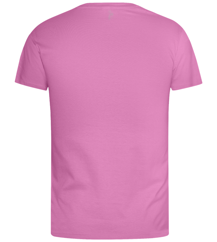 #1 Grandpa Design - Basic men's t-shirt_PINK ORCHID_back