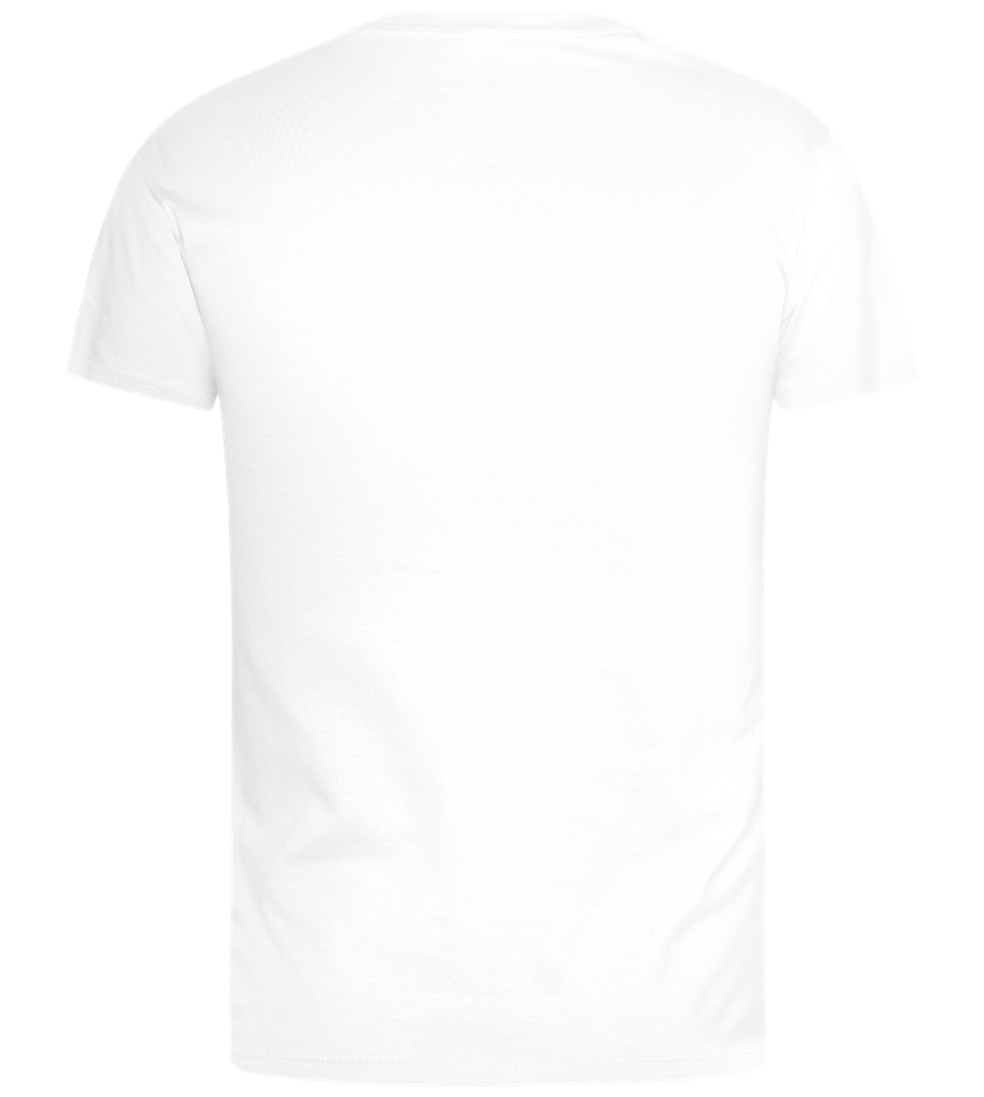 #1 Grandpa Design - Basic men's t-shirt_WHITE_back