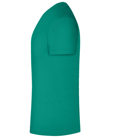 #1 Grandpa Design - Basic men's t-shirt_GREEN BOTTLE_left