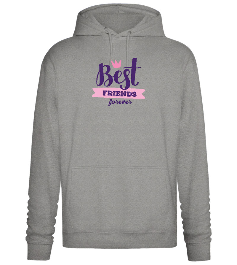 Best Friends Forever 1 Design - Premium Essential Unisex Hoodie_ORION GREY II_front