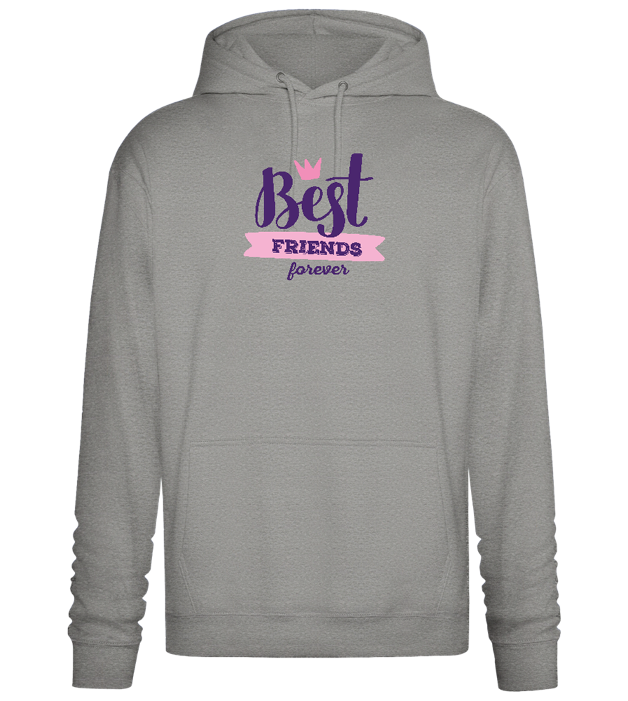 Best Friends Forever 1 Design - Premium Essential Unisex Hoodie_ORION GREY II_front