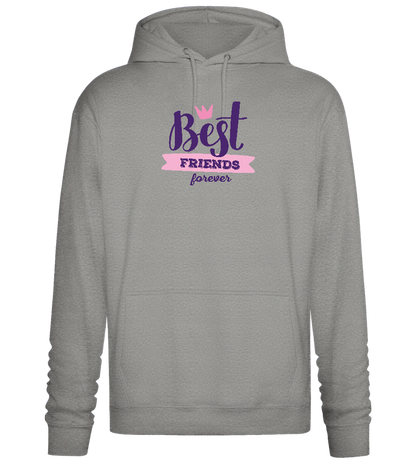 Best Friends Forever 1 Design - Premium Essential Unisex Hoodie_ORION GREY II_front