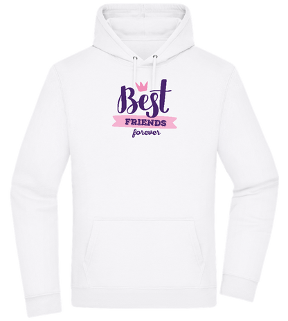 Best Friends Forever 1 Design - Premium Essential Unisex Hoodie_WHITE_front