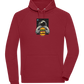 Spaceman Burger Design - Comfort unisex hoodie_BORDEAUX_front