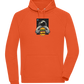 Spaceman Burger Design - Comfort unisex hoodie_BURNT ORANGE_front