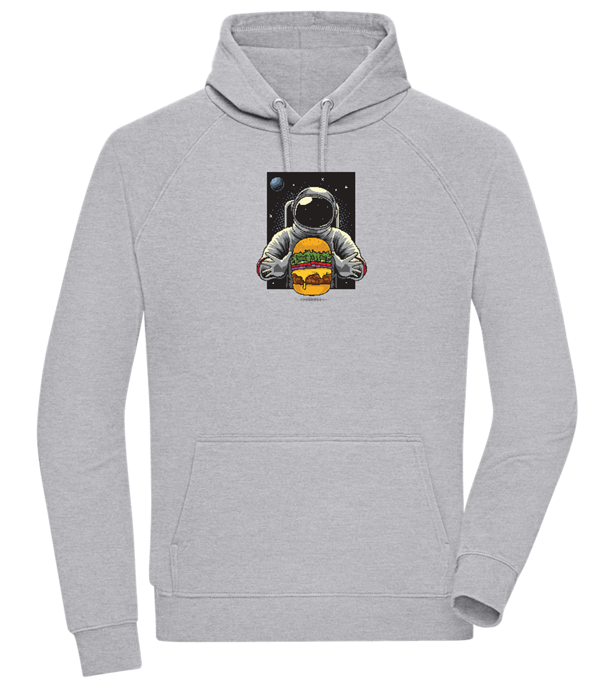 Spaceman Burger Design - Comfort unisex hoodie_ORION GREY II_front