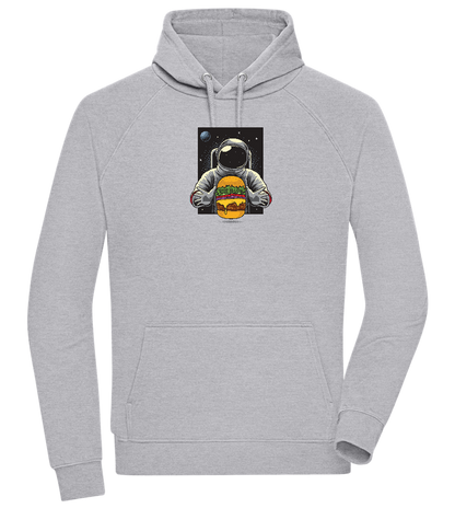 Spaceman Burger Design - Comfort unisex hoodie_ORION GREY II_front