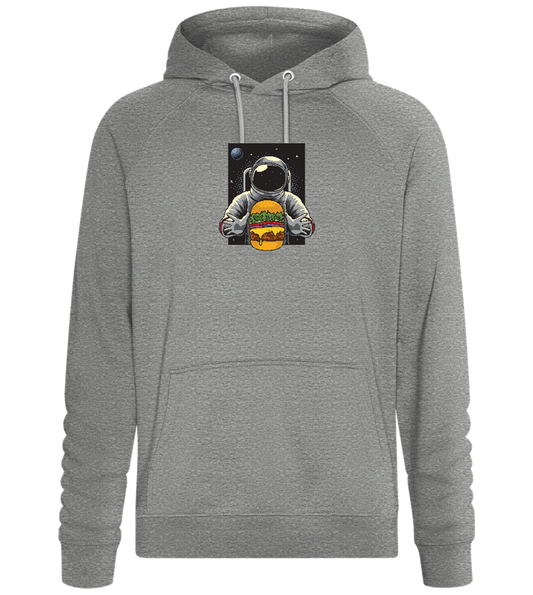 Spaceman Burger Design - Comfort unisex hoodie_ORION GREY II_front