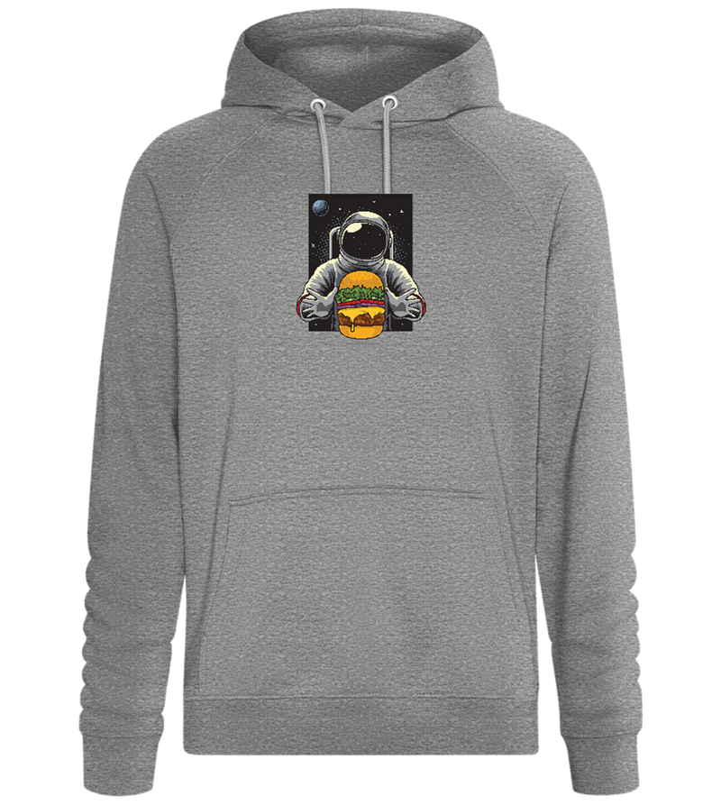 Spaceman Burger Design - Comfort unisex hoodie_ORION GREY II_front