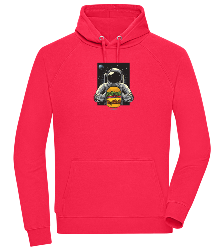 Spaceman Burger Design - Comfort unisex hoodie_RED_front