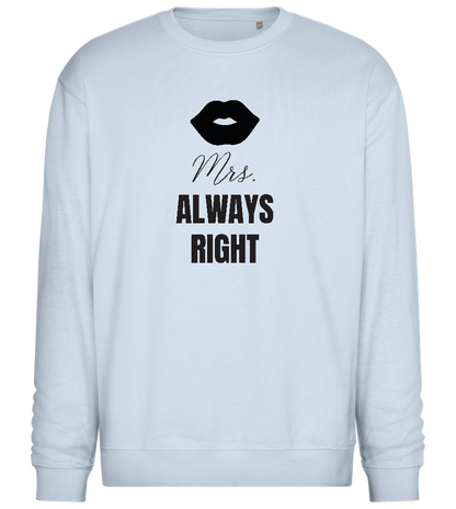 Always Right Design - Comfort Essential Unisex Sweater_CREAMY BLUE_front