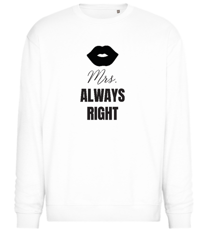 Always Right Design - Comfort Essential Unisex Sweater_WHITE_front