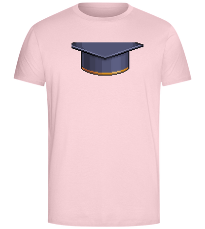 Pixelated Hat Design - Comfort Unisex T-Shirt_CANDY PINK_front