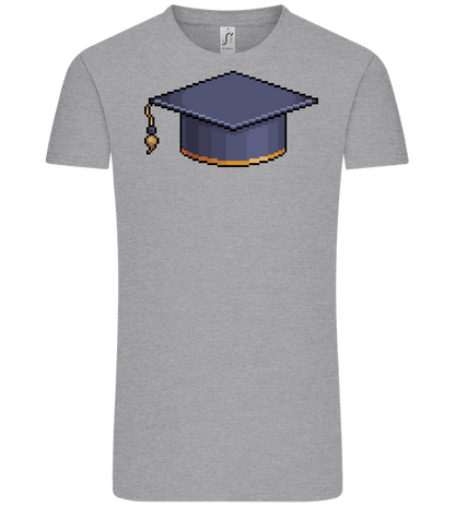 Pixelated Hat Design - Comfort Unisex T-Shirt_ORION GREY_front