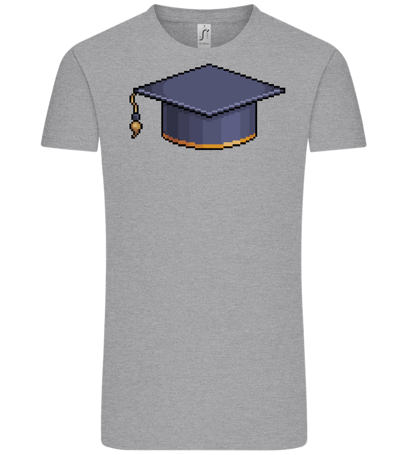 Pixelated Hat Design - Comfort Unisex T-Shirt_ORION GREY_front