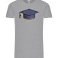 Pixelated Hat Design - Comfort Unisex T-Shirt_ORION GREY_front