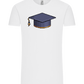 Pixelated Hat Design - Comfort Unisex T-Shirt_WHITE_front
