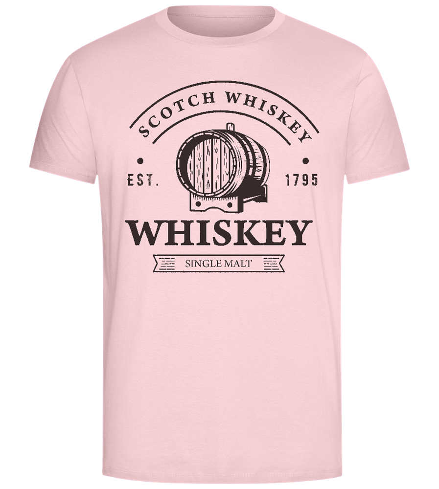 Scotch Whiskey Design - Comfort Unisex T-Shirt_CANDY PINK_front