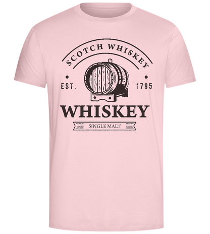 Scotch Whiskey Design - Comfort Unisex T-Shirt_CANDY PINK_front