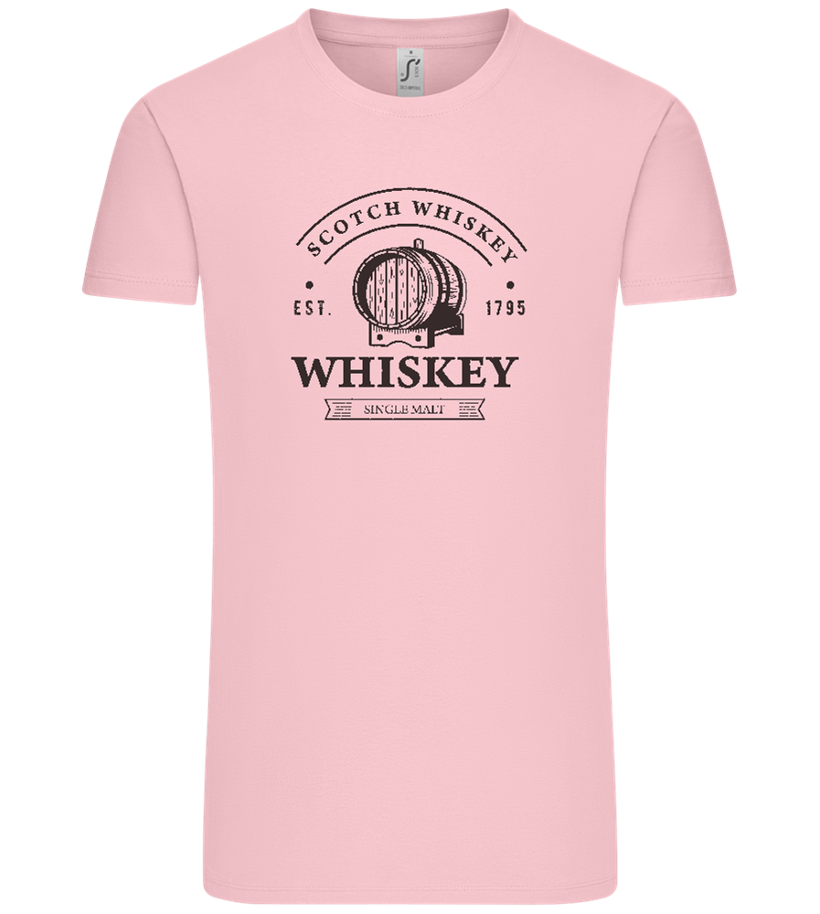 Scotch Whiskey Design - Comfort Unisex T-Shirt_CANDY PINK_front
