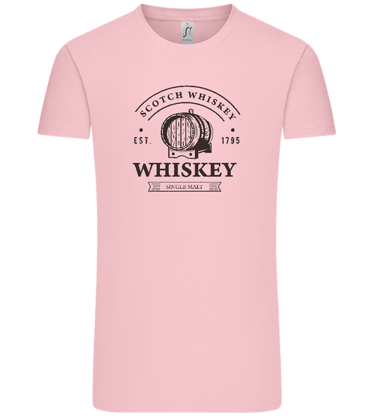 Scotch Whiskey Design - Comfort Unisex T-Shirt_CANDY PINK_front