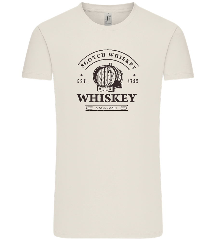 Scotch Whiskey Design - Comfort Unisex T-Shirt_ECRU_front