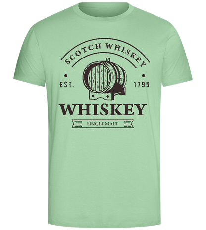 Scotch Whiskey Design - Comfort Unisex T-Shirt_ICE GREEN_front