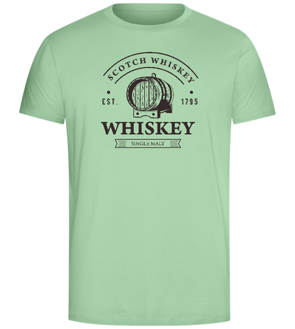 Scotch Whiskey Design - Comfort Unisex T-Shirt_ICE GREEN_front