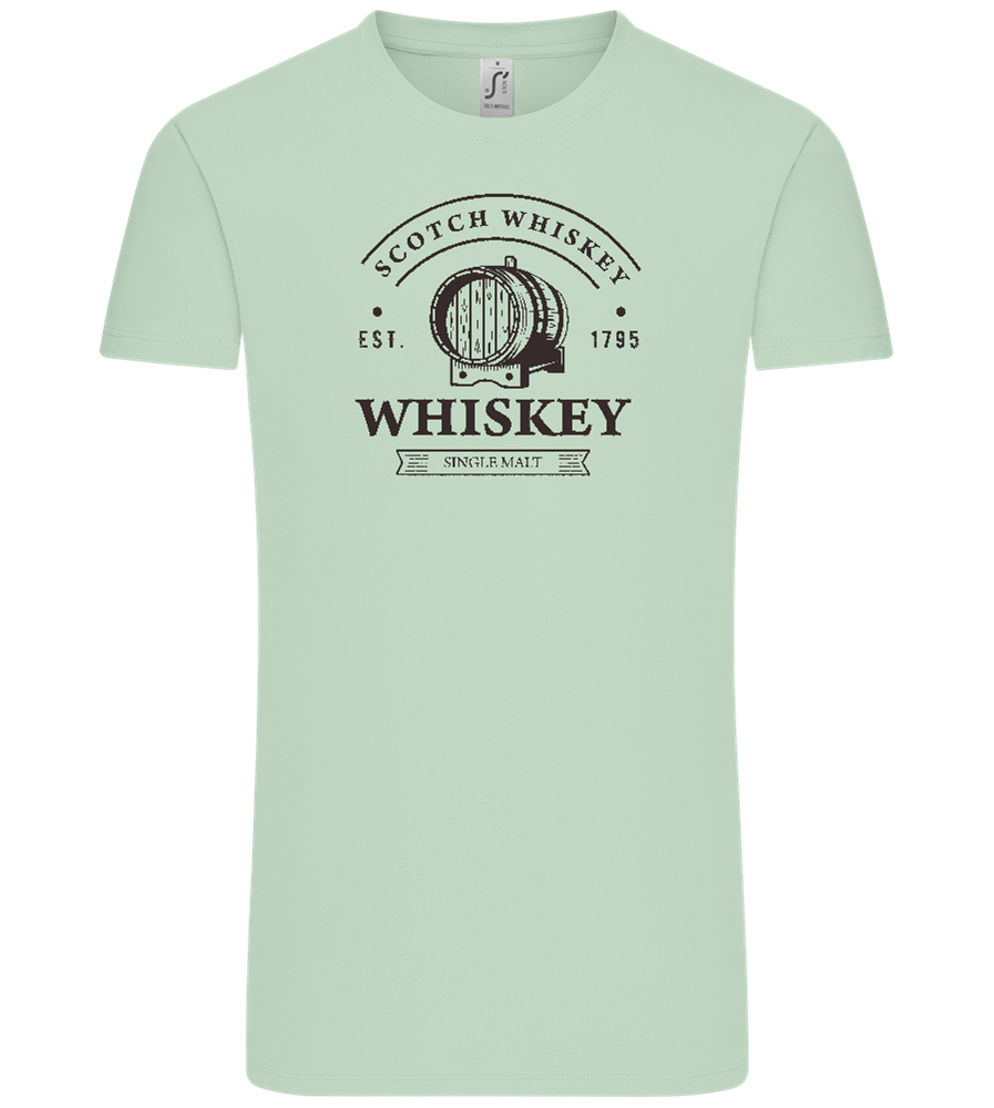 Scotch Whiskey Design - Comfort Unisex T-Shirt_ICE GREEN_front