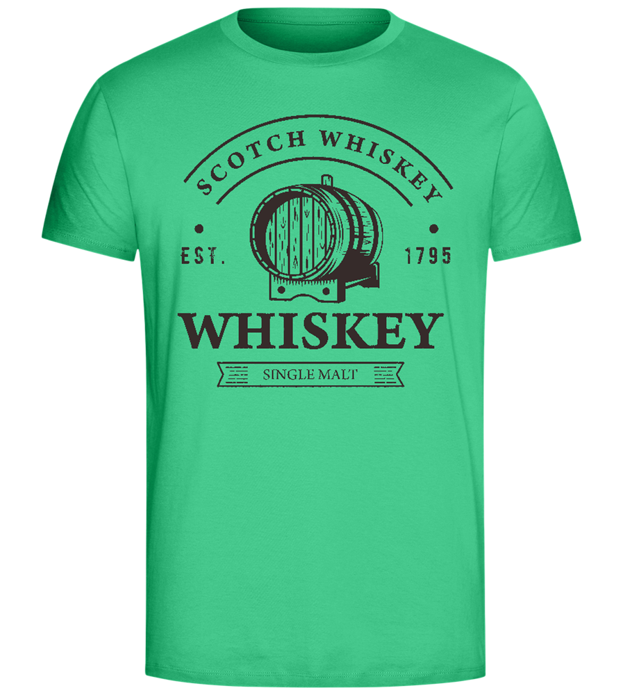 Scotch Whiskey Design - Comfort Unisex T-Shirt_SPRING GREEN_front