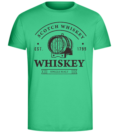 Scotch Whiskey Design - Comfort Unisex T-Shirt_SPRING GREEN_front