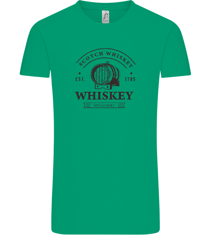 Scotch Whiskey Design - Comfort Unisex T-Shirt_SPRING GREEN_front