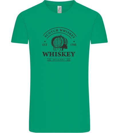 Scotch Whiskey Design - Comfort Unisex T-Shirt_SPRING GREEN_front