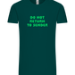 Do Not Return to Sender Design - Comfort Unisex T-Shirt_GREEN EMPIRE_front