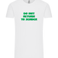 Do Not Return to Sender Design - Comfort Unisex T-Shirt_WHITE_front