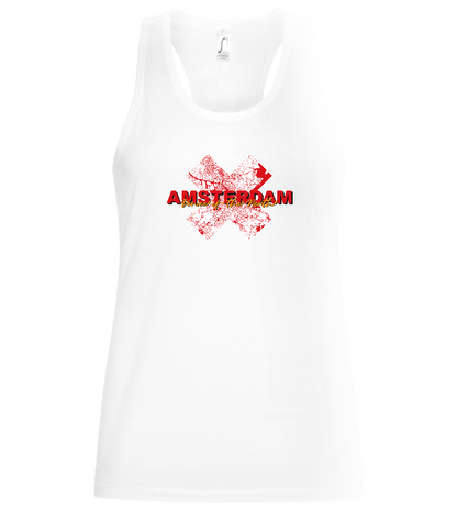 Venice of the North Design - Basic women's tank top_WHITE_front