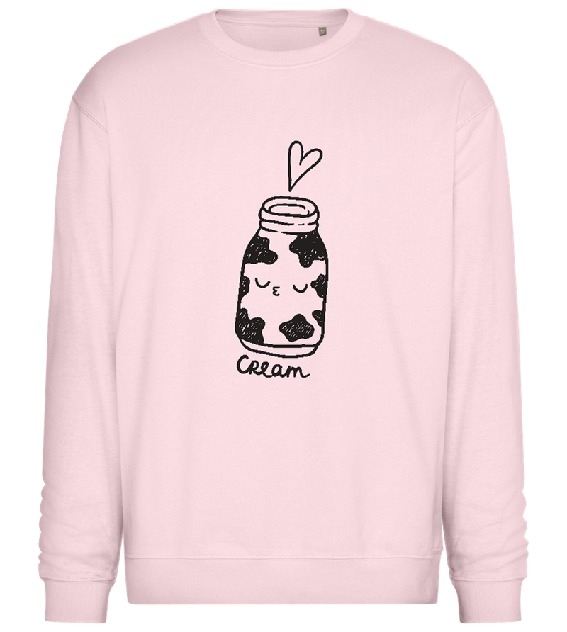 Cute Cream Design - Comfort Essential Unisex Sweater_LIGHT PEACH ROSE_front