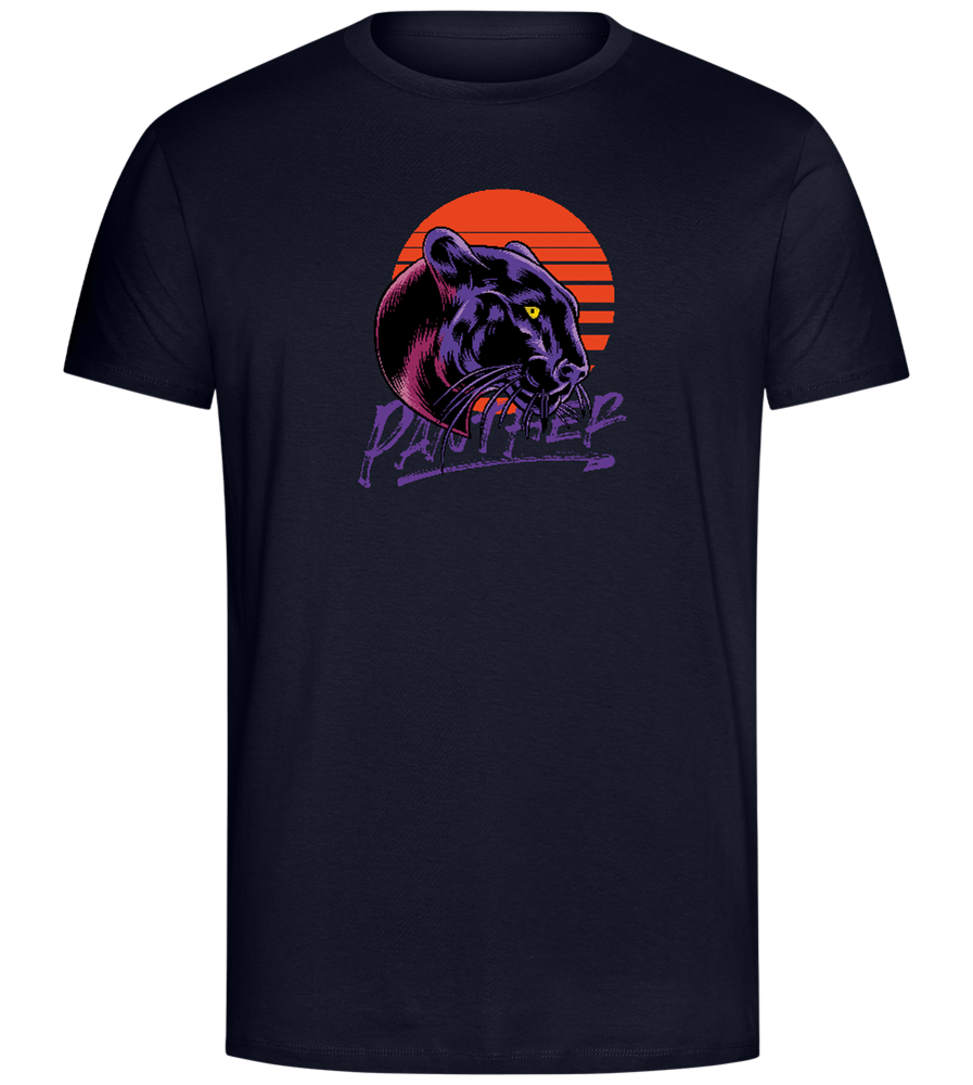 Panther Design - Comfort Unisex T-Shirt_FRENCH NAVY_front