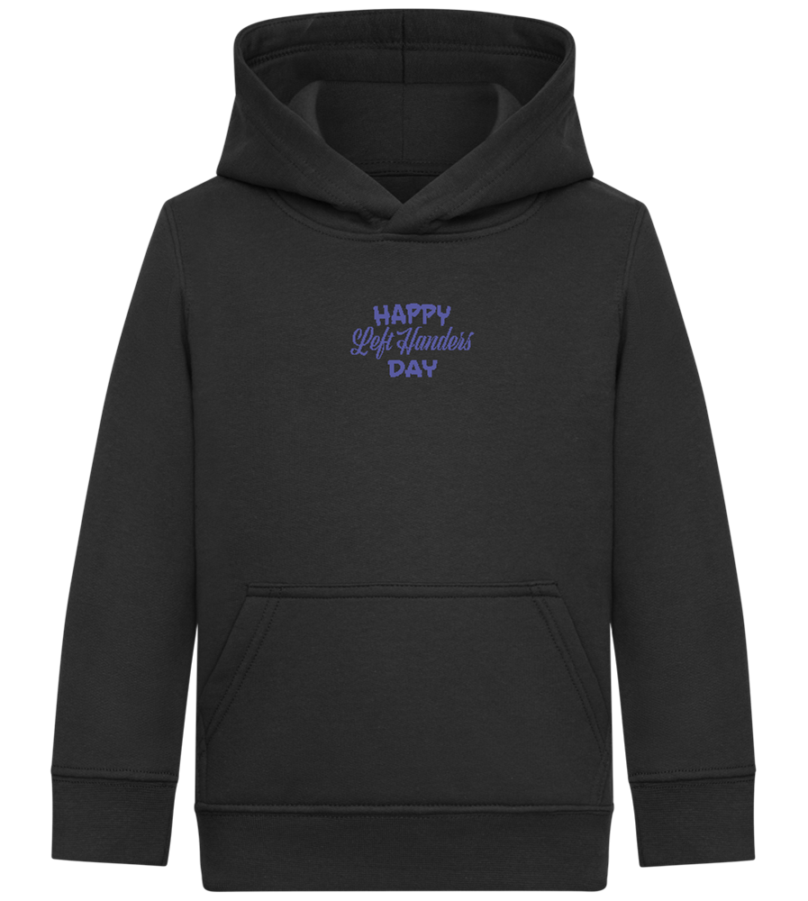 Happy Left Handers Day Design - Comfort Kids Hoodie_BLACK_front