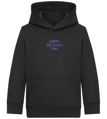 Happy Left Handers Day Design - Comfort Kids Hoodie_BLACK_front